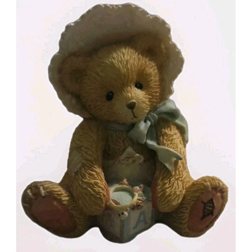 Cherished Teddies Bobbie‎ Figurine 624896 1993 Enesco w/ Box & Certificate